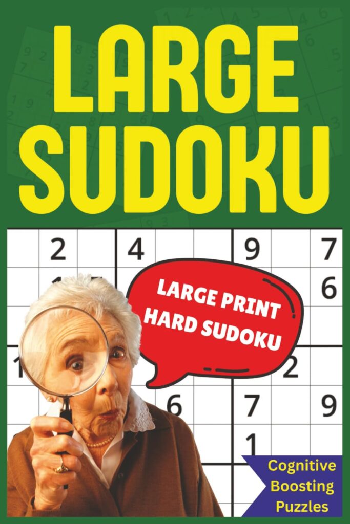 Large Sudoku - Large Print Hard Sudoku