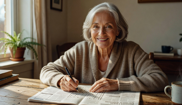 woman solving sudoku 600 600